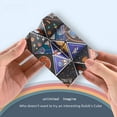 thumbnail image 3 of Juguetes para niños Cubo de Rubik Geométrico Deformación tridimensional Variables Cubo de Rubik de Panda Entrenamiento Educativo Flip Juguetes musicales Magnético Mágico, 3 of 5