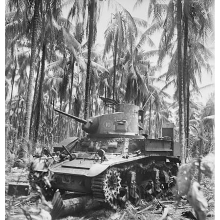 LAMINATED POSTER Lacking anti-tank weapons, the Japanese, surprised by the Australian use of tanks, had to improvise Poster Print 24 x