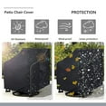 thumbnail image 4 of Office Chair Dust Cover Oxford Fabric Black Universal Fit for Swivel Chairs, 4 of 8