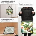 thumbnail image 2 of Home Organizer Foldable Fabric Storage Bin With Handle Watercolor Coconut, 2 of 7