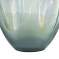 thumbnail image 4 of DecMode 9" x 16" Green Glass Ombre Decorative Jars with Iridescent Finish, 1-Piece, 4 of 9