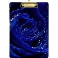 thumbnail image 1 of FMSHPON Blue Rose Clipboard Hardboard Wood Nursing Clip Board and Pull for Standard A4 Letter 13x9 inches, 1 of 8