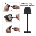 thumbnail image 4 of Lámpara de Mesa de Metal Recargable de 2000 MAh Diseño Dividido Amplia Aplicación Duradera y Estable 4010 Cuentas LED Fácil Operación con Control Táctil para Dormitorio ANGGREK Otros, 4 of 8