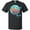 AB-Black, variant on Fort Lauderdale, Florida Swimming Sea Turtle with Bubbles T-Shirt