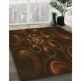 thumbnail image 3 of Ahgly Company Machine Washable Indoor Square Transitional Saddle Brown Area Rugs, 8' Square, 3 of 7
