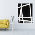 thumbnail image 2 of Formes Abstraites Noir et Blanc - Toile 36"x48 Pouces - Impression à la Demande, 2 of 5