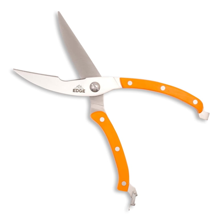 Outdoor Edge Heavy Duty Field Shears- Blaze Orange Game Shears