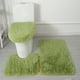 thumbnail image 1 of Alfombra de baño antideslizante supersuave, juego de alfombras absorbentes de color verde claro, 1 of 7