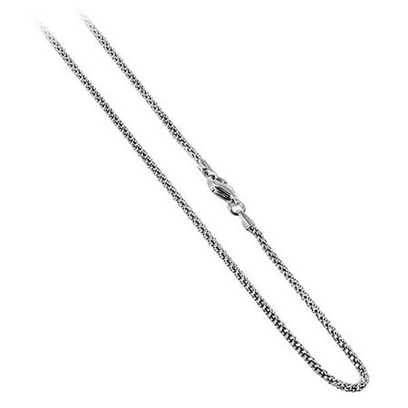 - Gem Avenue Italian 925 Sterling Silver 1.8mm Popcorn Chain Necklace 14