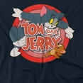 thumbnail image 3 of Tom And Jerry Cat & Mouse Kids T Shirt (X-Large) for Youth Toddler Boys and Girls, Navy, 3 of 5