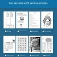 thumbnail image 4 of Handheld Mini Thermal Printer Mobile Phone Bluetooth Photo Memo Student Pocket Wrong Question Printer ,Multi-Format Printing, 4 of 6