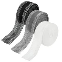 Uxcell Iron-on Instant Hem Tape, No Sew Hemming Tape for Pants Washable Hem Adhesive Strips Black/White/Grey 3 6 Yard
