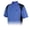 Arctic Blue/Navy, variant on Monterey Club Men's Victory Tour Colorblock Golf Polo Shirt #1034