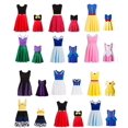 thumbnail image 2 of Vestido de princesa para mamá de tamaño adulto, disfraz de Minnie para mamá y yo, disfraz familiar a juego, vestido de princesa para mujer con lunares de talla grande, 2 of 5