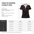 thumbnail image 5 of Naloa Butterfly Print T-Shirts Short Sleeve V Neck Tees for Women Fashion Tops Trendy Lightweight Soft Casual Summer Outfits Clothes, 5 of 5