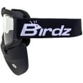 thumbnail image 2 of Birdz Eyewear Skylark Auto-Darkening Photochromic Motorcycle Goggles Black Frames with Clear-to-Smoke Lens and Detachable Face Mask, 2 of 6