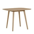 thumbnail image 3 of Euroco 35" Square Dining Table for 2, Solid Wood Kitchen Table for Dining Room, Small Space, Apartment,Home Office,Light Natural, 3 of 7