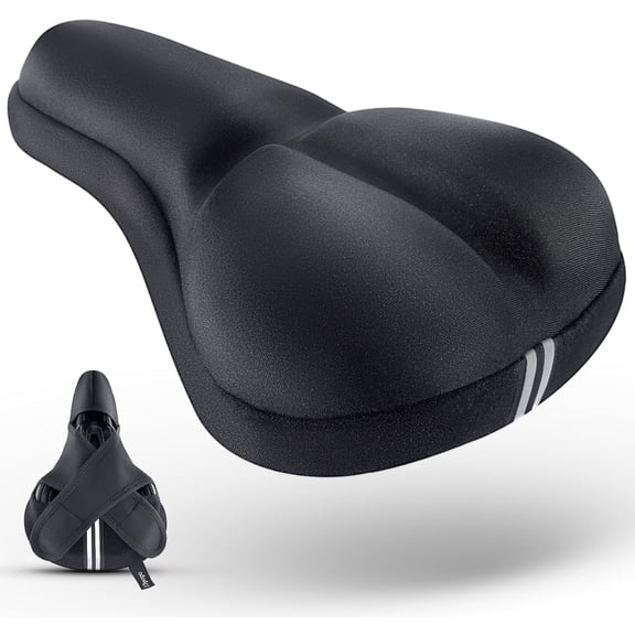 Bike Seat Cushion Cover Comfortable Breathable Bicycle Seat Cover Fits for Outdoor or Indoor Cycling Peloton/Mountain/Stationary/Spin Class Exercise Bike