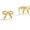 Bow - 5, variant on Bow Earrings for Women - 14K Gold Plated Silver Dainty Bow Earrings Small Gold Stud Earring Jewelry Gifts for Her[o1958]