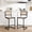 Black, variant on ONEVOG 24.3''H Rattan Counter Height Bar Stools Set of 2, Natural Cane Mesh Bar Stools with Matte Black Legs for Kitchen Island, Home Pub, Black