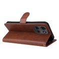 thumbnail image 4 of Étui Portefeuille pour Motorola MOTO G75 5G à Rabat avec Fentes pour Cartes, Support Magnétique et Sangle Brun, 4 of 5