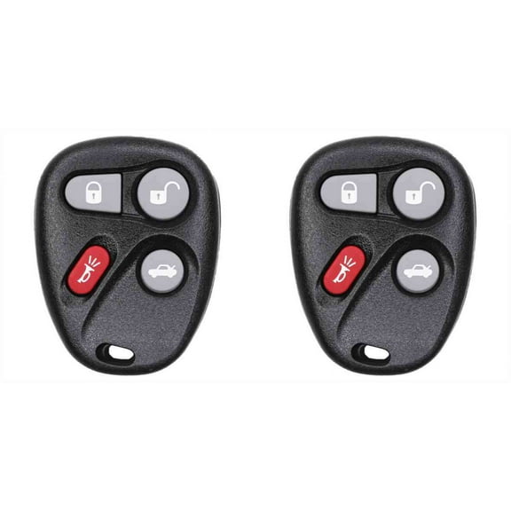 Eye4Techs Car Key Fob Keyless Entry Remote for Oldsmobile Alero 2001-2004 FCC KOBLEAR1XT Part Number 25695954 25695955 - 2 Pack