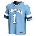 thumbnail image 2 of Youth GameDay Greats #1 Carolina Blue North Carolina Tar Heels Lightweight Collegiate Football Fashion Jersey, 2 of 4