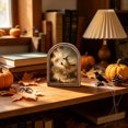 thumbnail image 7 of Witch Arched Wood Frame Tabletop Decor, Rustic Halloween Wall Art, Warm Spooky Artwork for Shelf Styling, Desk Decor, Living Rooms, Walls, 8.9 X 7.2 Inch, 7 of 7