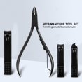 thumbnail image 4 of Kit de cuidado de uñas cuchillo de uñas para pedicura herramienta para el cuidado de los pies para mujeres y hombres, 4 of 8