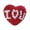I Love U, variant on simhoa Heart Rose Flower Home Decoration Everlasting Flower Gift for Her Women Wife I Love U
