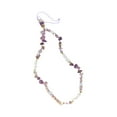 thumbnail image 2 of Monedero con cuentas para teléfono, accesorio decorativo multiusos, llavero con cordón para teléfono Púrpura, 2 of 9
