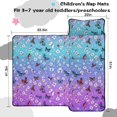 thumbnail image 5 of Colorful Butterfly Flower Pattern Teens Toddler Nap Mat with Pillow, Sleeping Mat Bag for Preschool Daycare 51"x22", 5 of 6