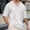 White, variant on T Shirts for Man Summer Casual Short Sleeve Jacquard V Neck Relaxed Fit Breathable Tshirts Mens Tees