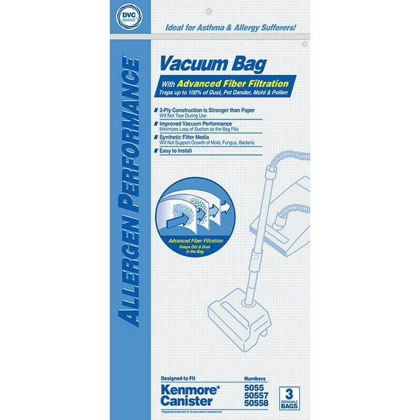 Kenmore Style Q Synthetic HEPA Vacuum Cleaner Bags by DVC Made in USA