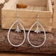 thumbnail image 3 of Xiao Hua Pendientes colgantes de estilo retro, nuevos y únicos, para mujer, estilo étnico bohemio, vintage (plateados)., 3 of 4