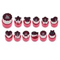 thumbnail image 1 of 12 unids/set molde de grabado en relieve molde para cortar galletas vegetales frutas Fondant pastel galleta émbolo molde cortador herramientas rebanar moldes cortes yeacher natural, 1 of 7
