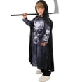 thumbnail image 4 of Disfraz de demonio del infierno para Halloween, capa negra para niños, esqueleto de la muerte, disfraz de cosplay, vestido de fiesta de carnaval para niños y niñas, 4 of 5