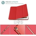 thumbnail image 2 of Ipad Air 10,5 Pouces (3e Gén.) 2019 / Ipad Pro 10,5 Pouces 2017 Étui de Protection Ultra Mince, Étui à Rabat, Étui Léger avec Béquille, Fonctions de Mise en Veille / Réveil Automatiques - Rouge, 2 of 4