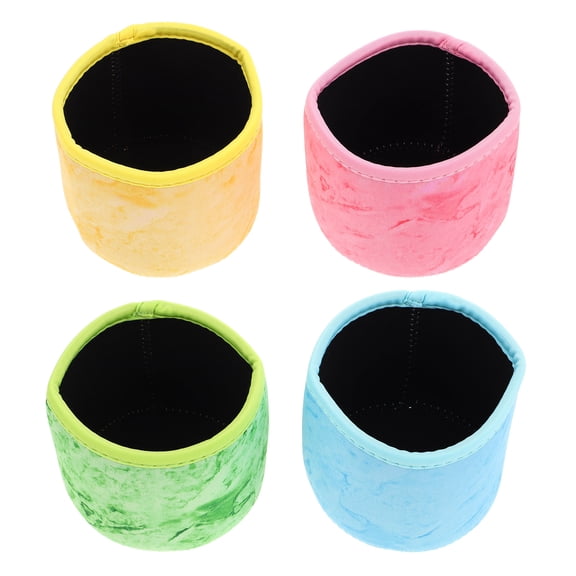 Hemobllo 4Pcs Reusable Neoprene Insulated Cup Sleeve for Cold Drink and Hot Coffee Beverage Protection