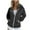 Black, variant on Edvintorg Sweatshirt for Women Casual Full Zip up Hoodie Comfy Loose Long Sleeve Sweatshirt Solid Color Jacket with Pockets