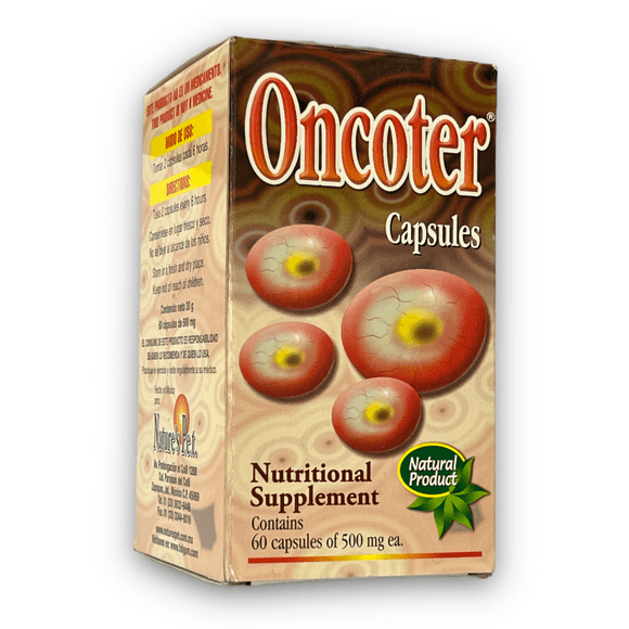 Oncoter: Suplemento Alimenticio Natura 60 cápsulas Nature's