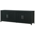 thumbnail image 3 of Evelyn&Zoe Strahm Rectangular TV Stand for TV's up to 75", Black Grain, 3 of 5
