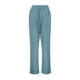 thumbnail image 6 of Gunia Girl Wide Leg Pants Stylish Comfortable Casual Soft Everyday Wear With Elastic Waist Playful Outdoor School Trousers 4-15 Years, 6 of 6
