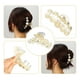 thumbnail image 5 of 1 pieza de pinzas de plástico para el cabello, pinzas para el cabello, pasadores para el cabello para mujeres, blanco, 3.98''x2.01''x1.93'', 5 of 7