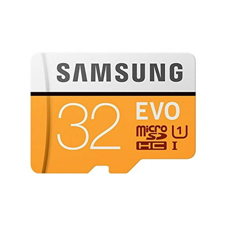 SAMSUNG 32GB EVO Class 10 Micro SDHC Card with Adapter -