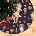 thumbnail image 5 of FMSHPON Halloween Gnome Xmas Christmas Tree Skirt Stand Mat for Holiday Party Decoration Indoor Outdoor 36 inches, 5 of 6