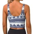 thumbnail image 3 of Lsque Sea Underwater Animals1 Printed Women'S Sports Bra, Compression, Moisture Wicking, High-Impact Sports Bra For Women,Supportive sports bra-Small, 3 of 9