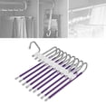 thumbnail image 4 of Organizador para colgar pantalones Injueey Acero inoxidable Violeta 33.2x24 cm, 4 of 6