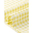 thumbnail image 5 of INSPIRE CHIC Women's Gingham Strapless Maxi Dress 2025 Casual Sleeveless Off Shoulder Smocked Beach Long Sundress M Yellow, 5 of 6