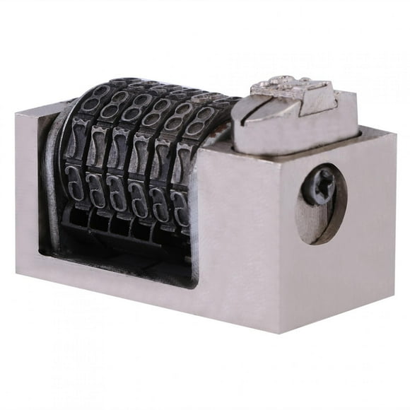 6 Digits Numbering Machine , Steel Letterpress Numbering Machine, Height 4.5MM Manual Zinc Alloy For Letterpress Numbering Machines Printer
